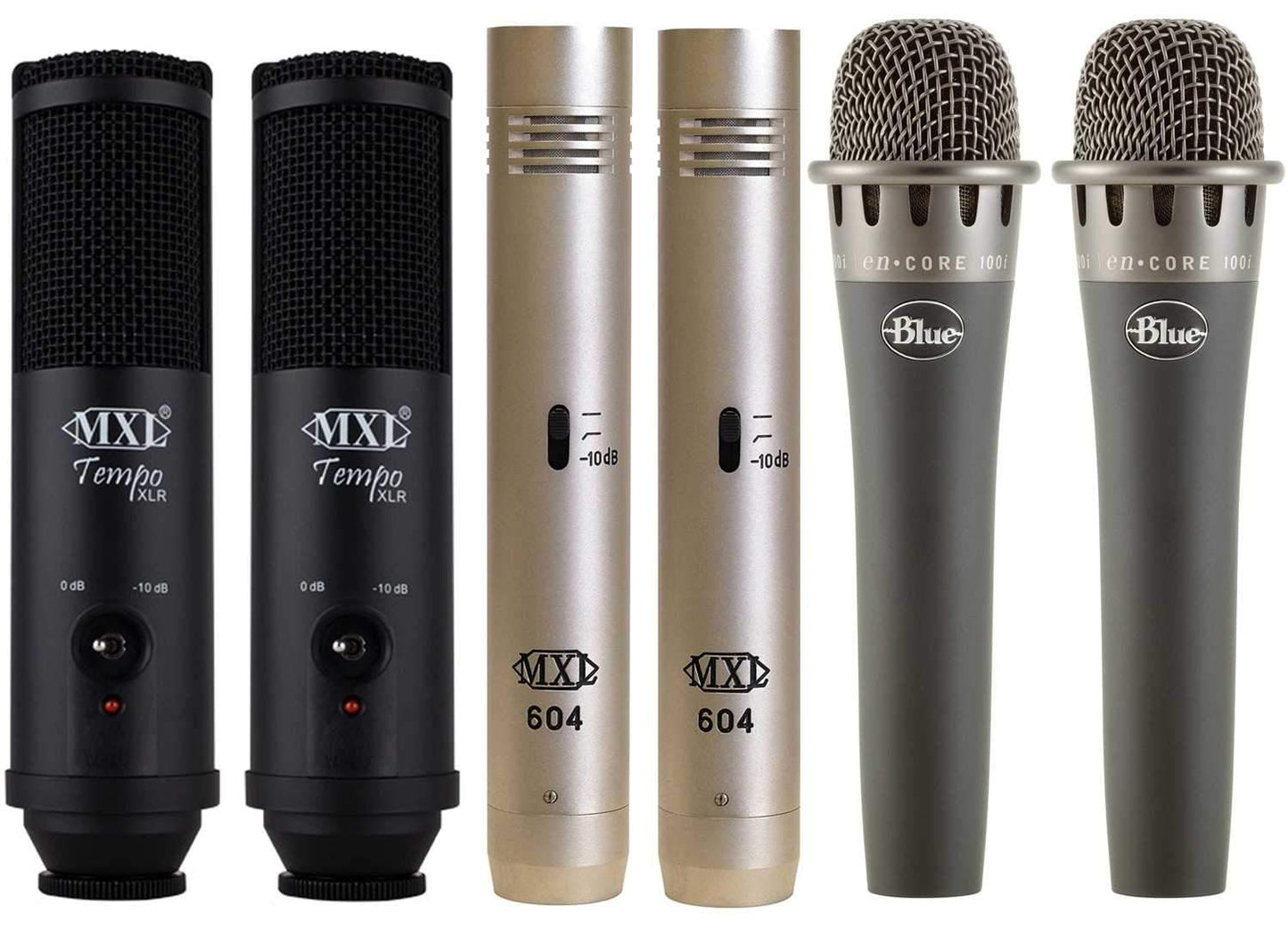 Studio Microphone Bundle with Blue Dynamics & MXL Condensers - PSSL ProSound and Stage Lighting