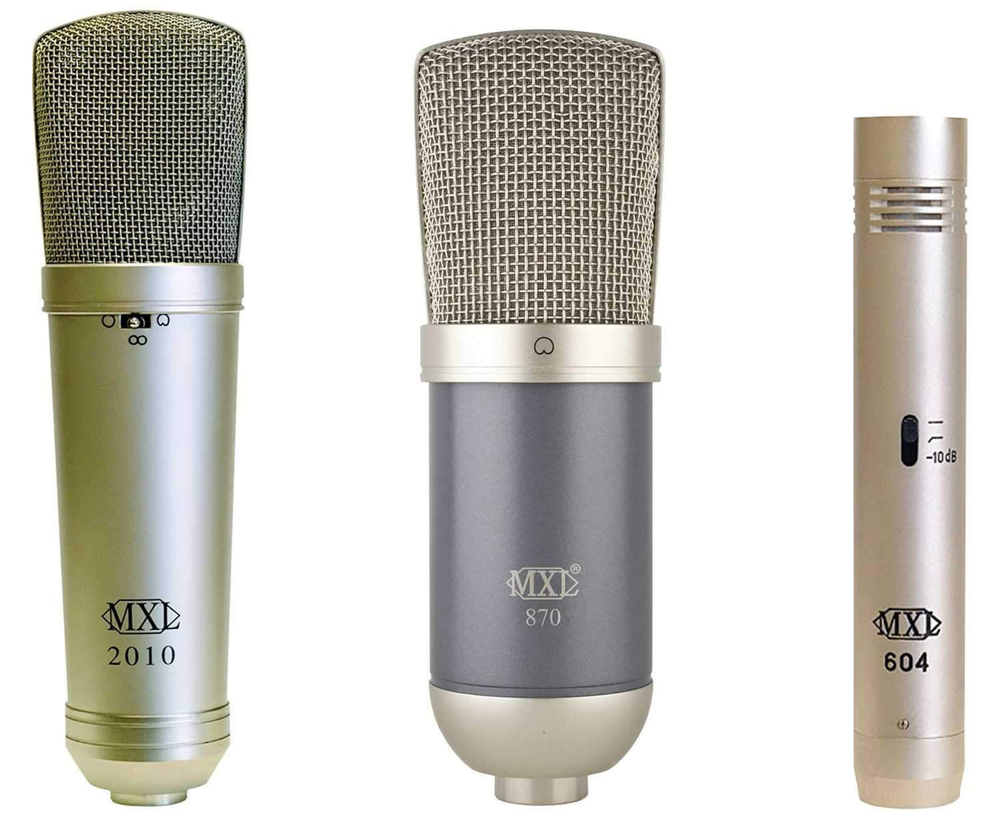 MXL Studio Mic Bundle Including Large & Small Condensers - PSSL ProSound and Stage Lighting