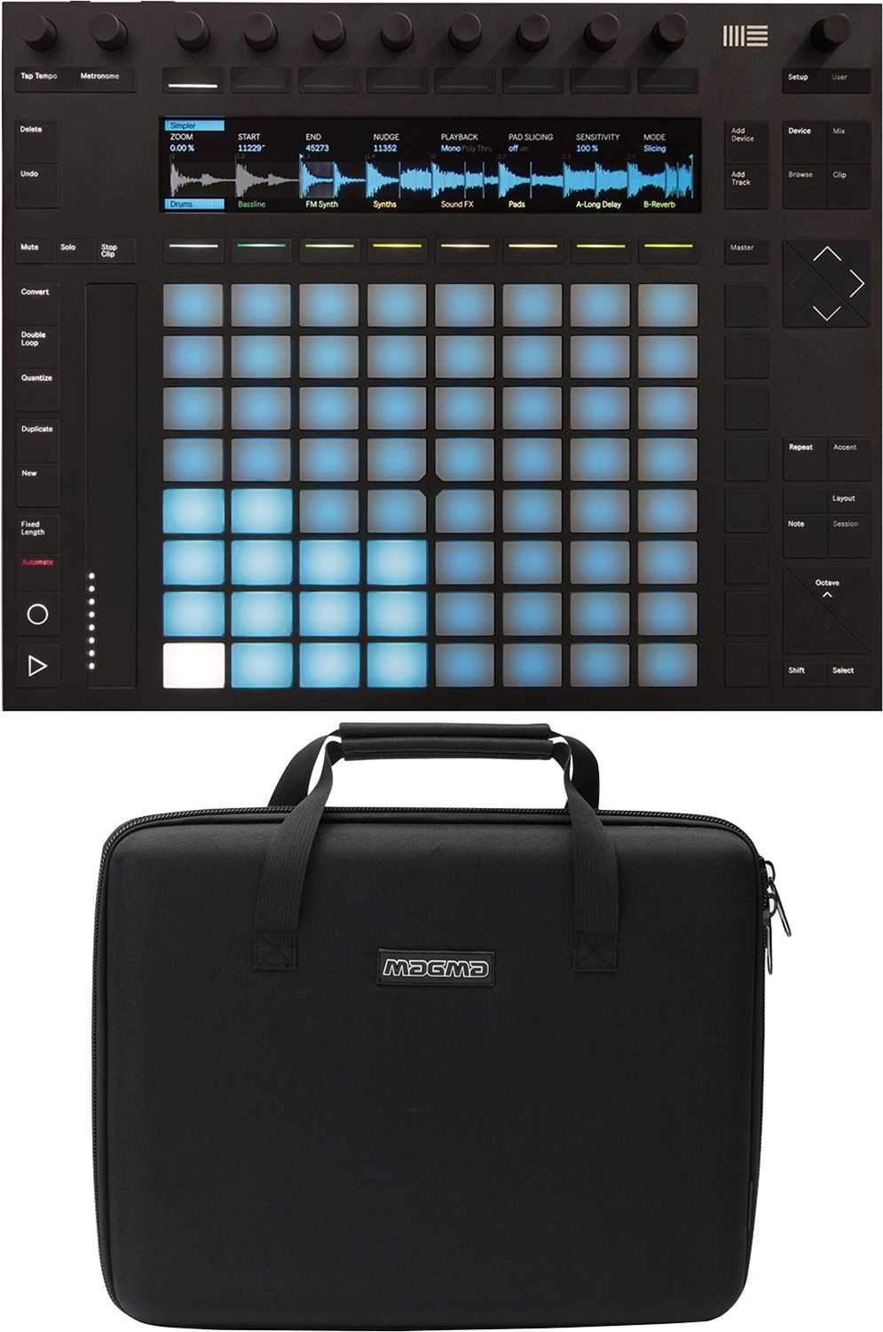 Ableton PUSH 2 Software Controller with Carry Case - PSSL ProSound and Stage Lighting