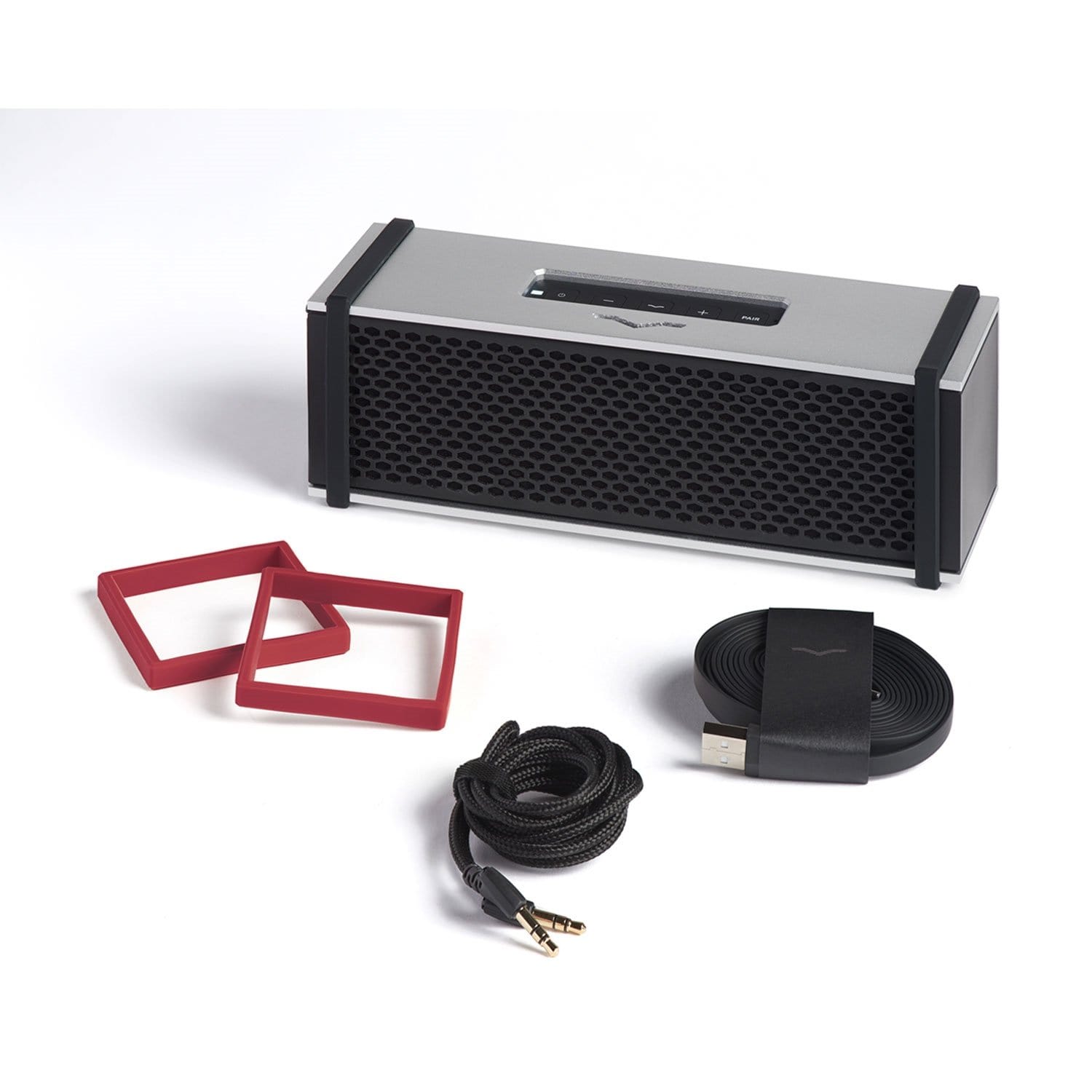 V-MODA Remix Bluetooth Speaker in Silver Aluminum - PSSL ProSound and Stage Lighting