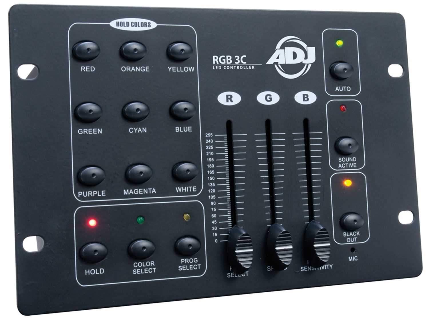 American DJ RGB 3C 3 Ch RGB DMX Light Controller - PSSL ProSound and Stage Lighting