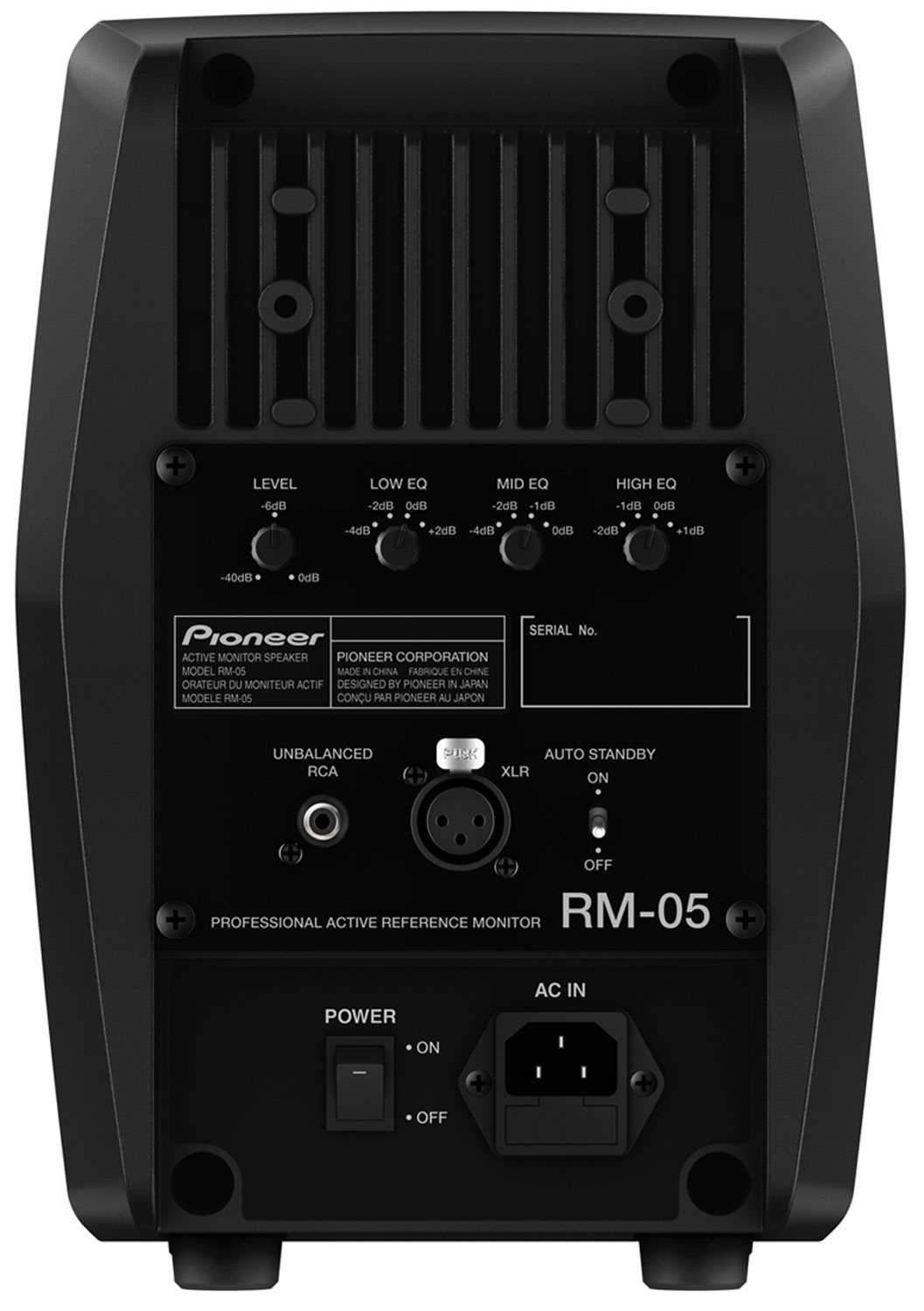 Pioneer RM-05 5-Inch Pro Powered Studio Monitor - PSSL ProSound and Stage Lighting