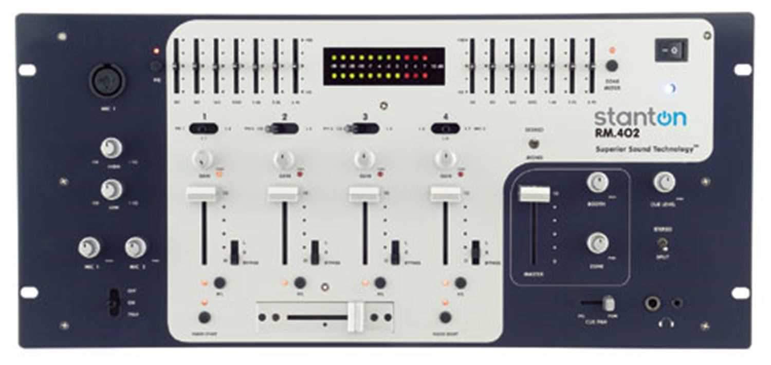 Stanton RM402 4 Channel Mixer 19 Inch - PSSL ProSound and Stage Lighting