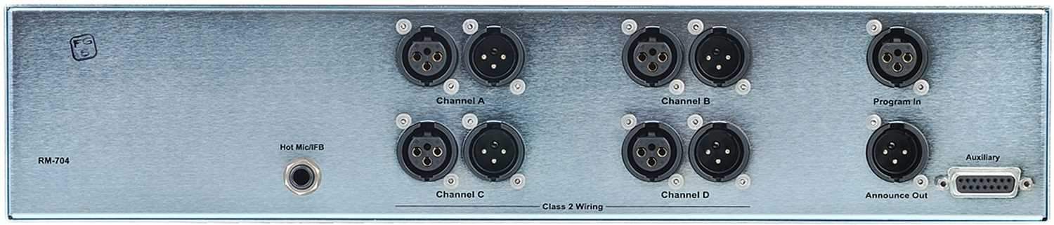 Clear-Com 4-Channel Remote Station Rack Mount - PSSL ProSound and Stage Lighting