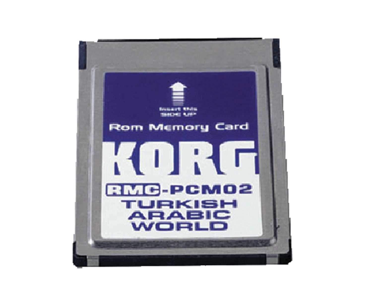 Korg RMC-PCM02 Expansion Card for PA80-Middle East - PSSL ProSound and Stage Lighting
