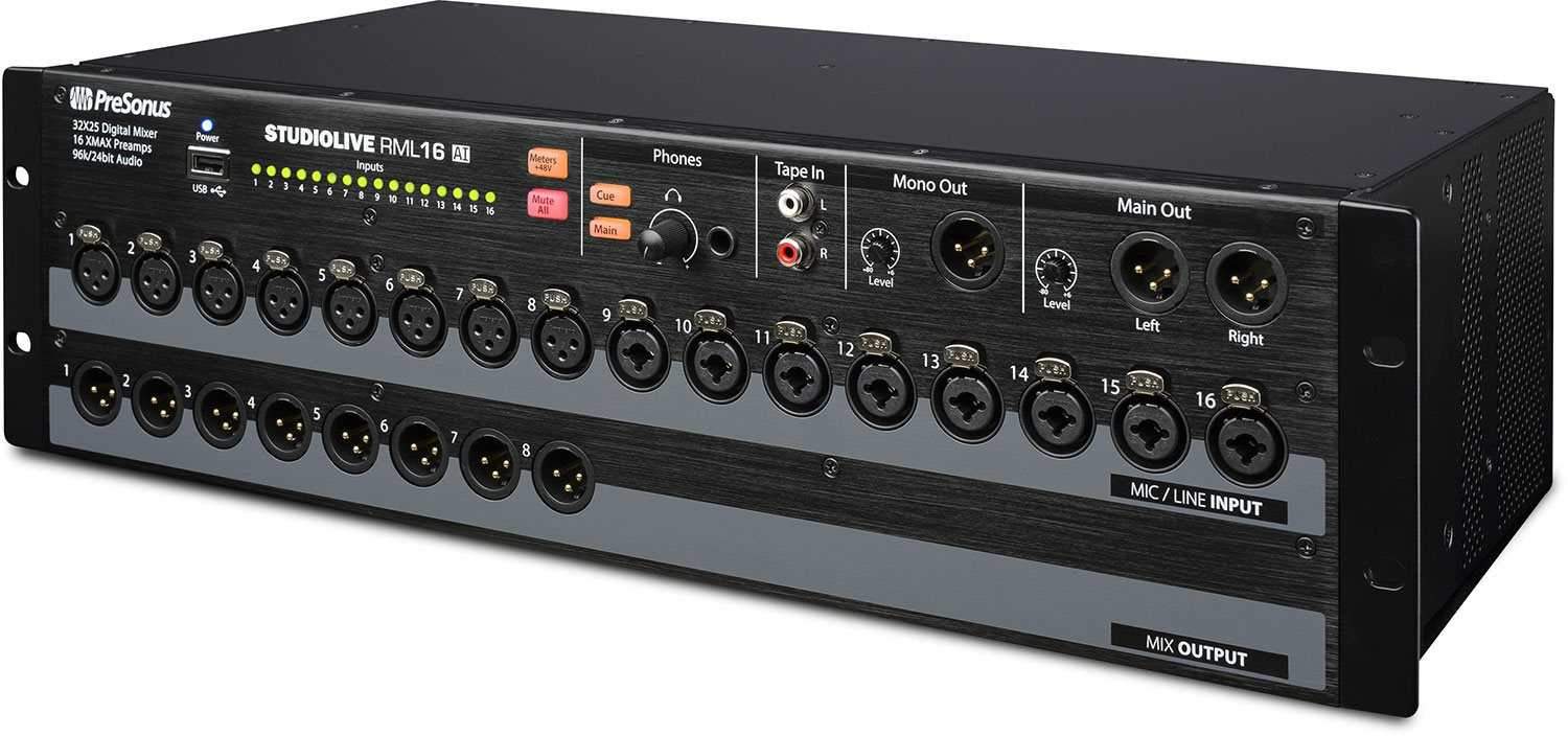 PreSonus StudioLive RML 16AI 16-Channel Rack-Mount Digital Mixer - PSSL ProSound and Stage Lighting