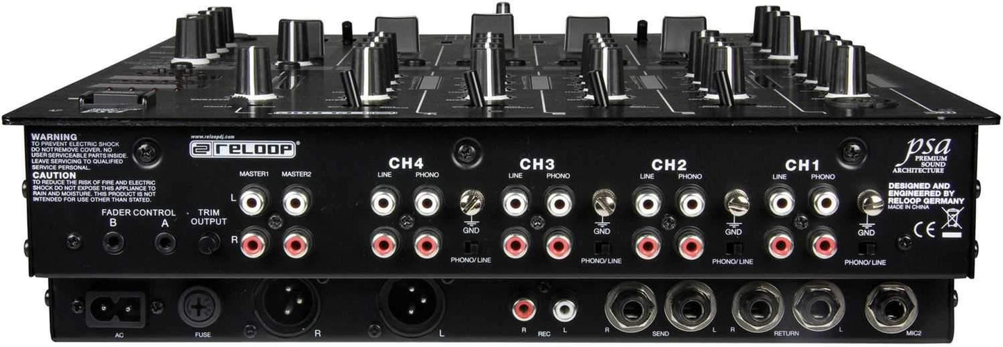 Reloop RMX40 DSP 4-Ch DJ Mixer with DSP - PSSL ProSound and Stage Lighting