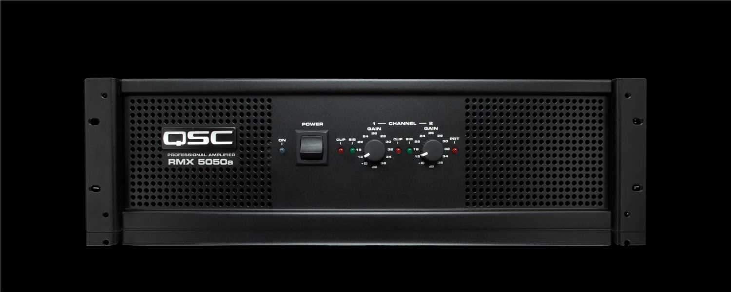 QSC RMX5050A Power Amplifier - PSSL ProSound and Stage Lighting