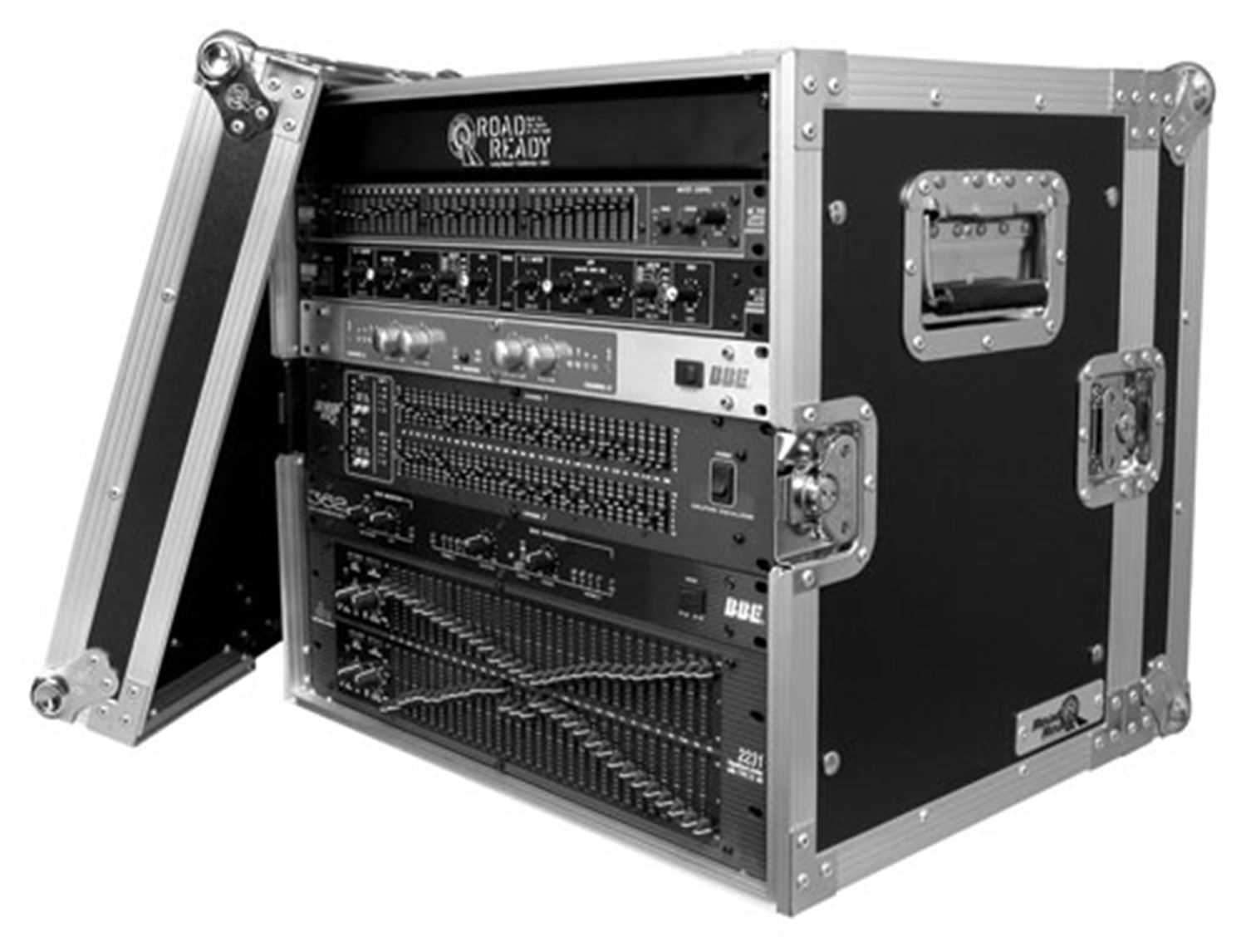 Road Ready RR10UEDHW 10 Space Deluxe Rack Case - PSSL ProSound and Stage Lighting