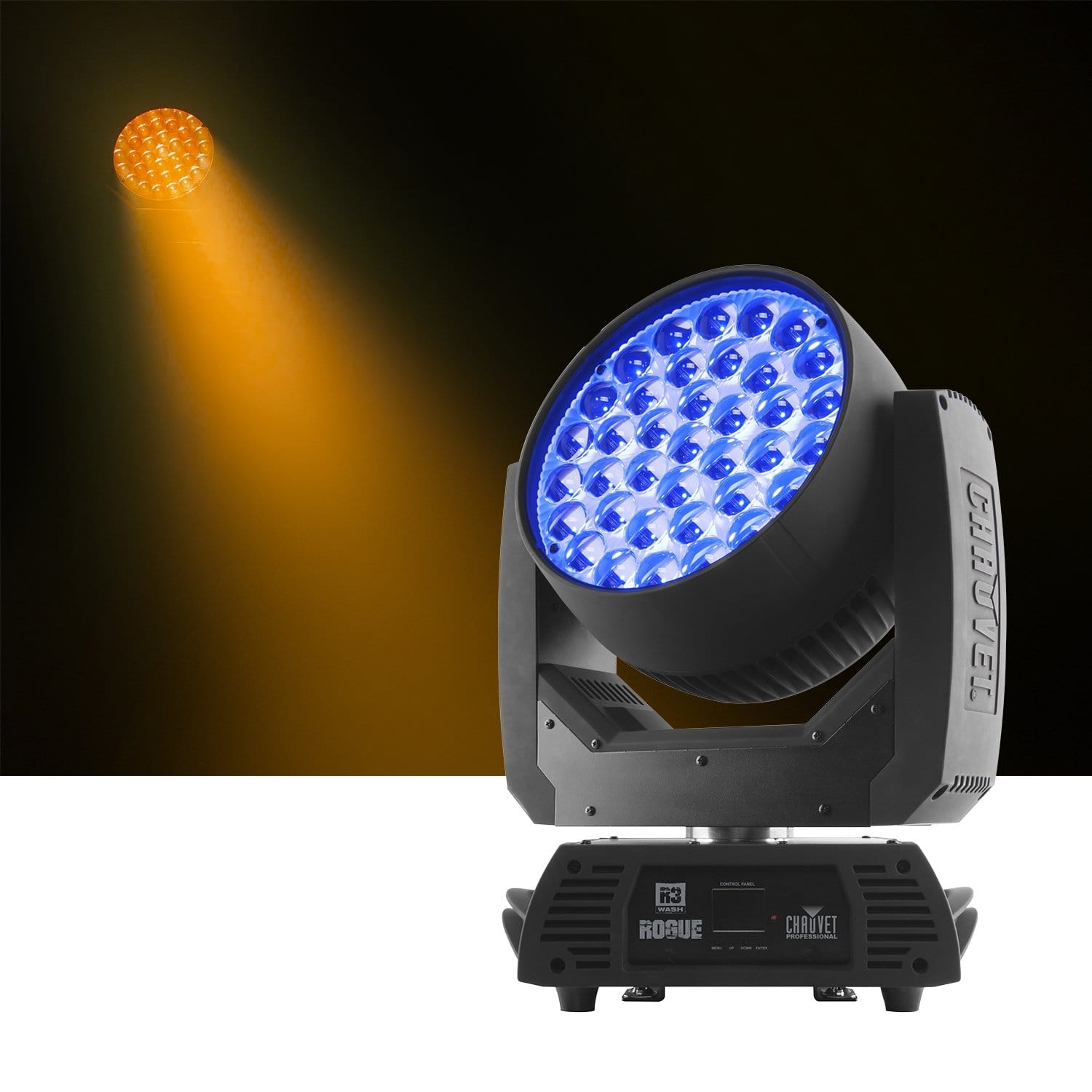 Chauvet Rogue R3 Wash 37x15-Watt LED Moving Head - PSSL ProSound and Stage Lighting