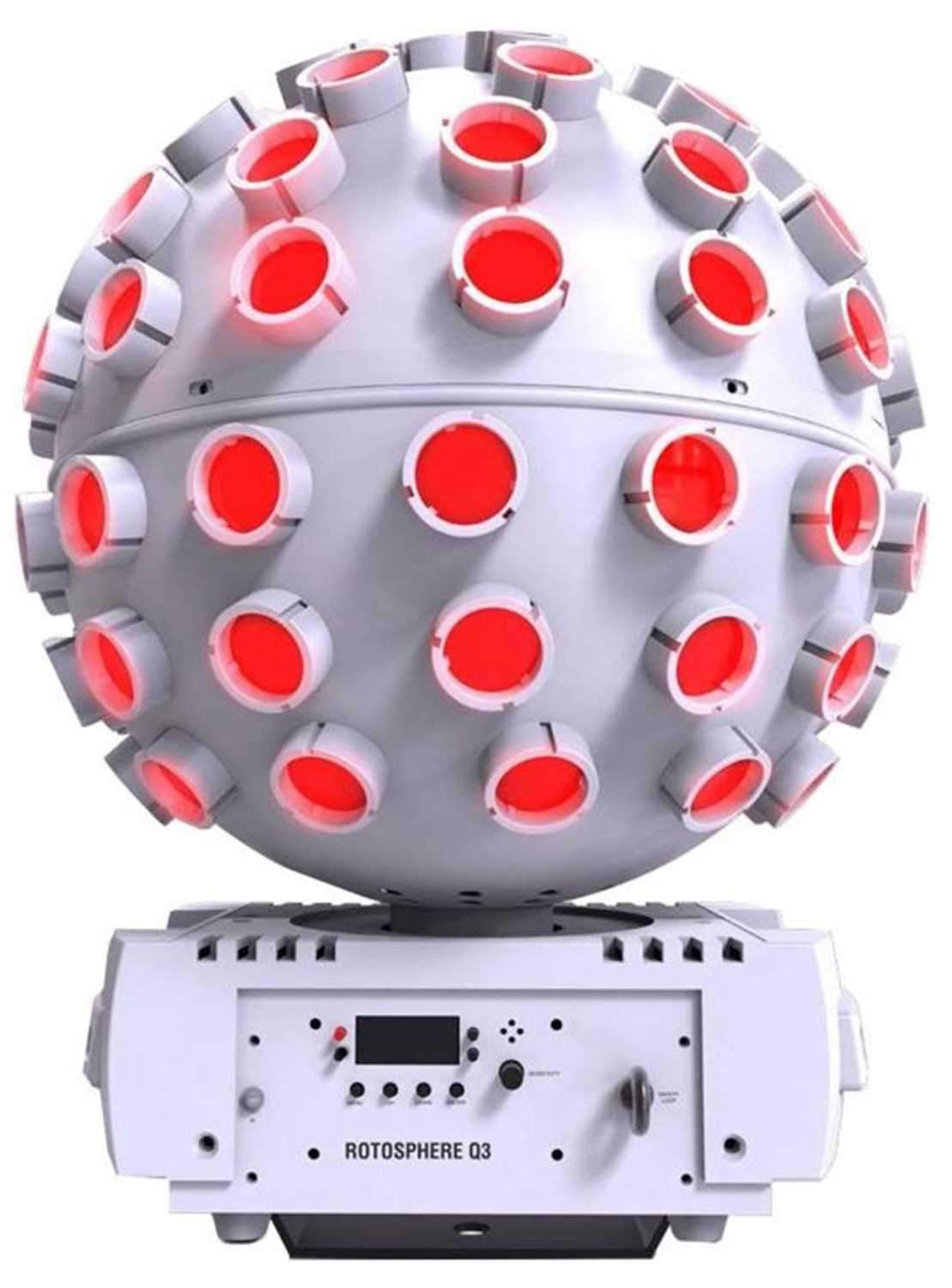 Chauvet Rotosphere Q3 Mirror Ball Simulator White - PSSL ProSound and Stage Lighting