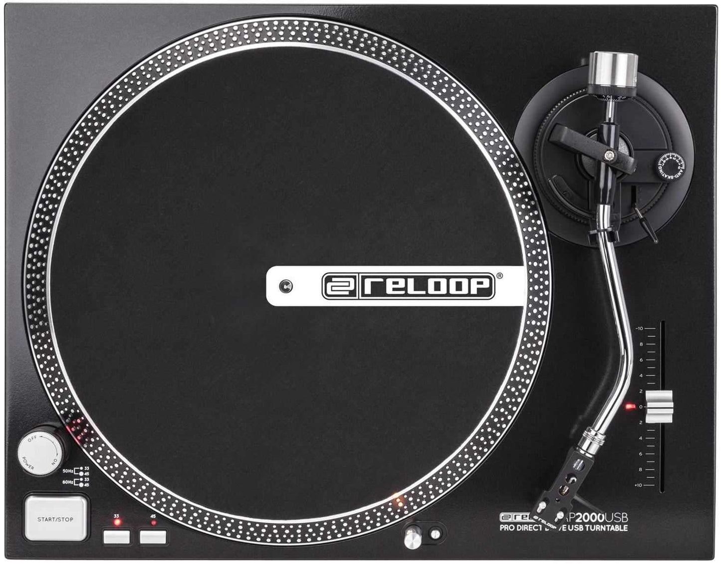 Reloop RP-2000M Direct Drive DJ Turntable - PSSL ProSound and Stage Lighting