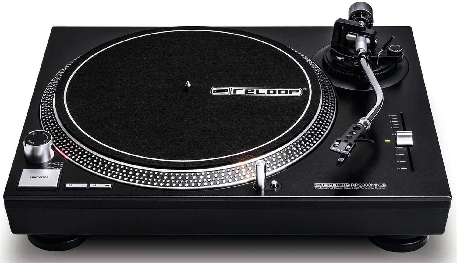 Reloop RP-2000 USB MK2 Direct Drive DJ Turntable - PSSL ProSound and Stage Lighting