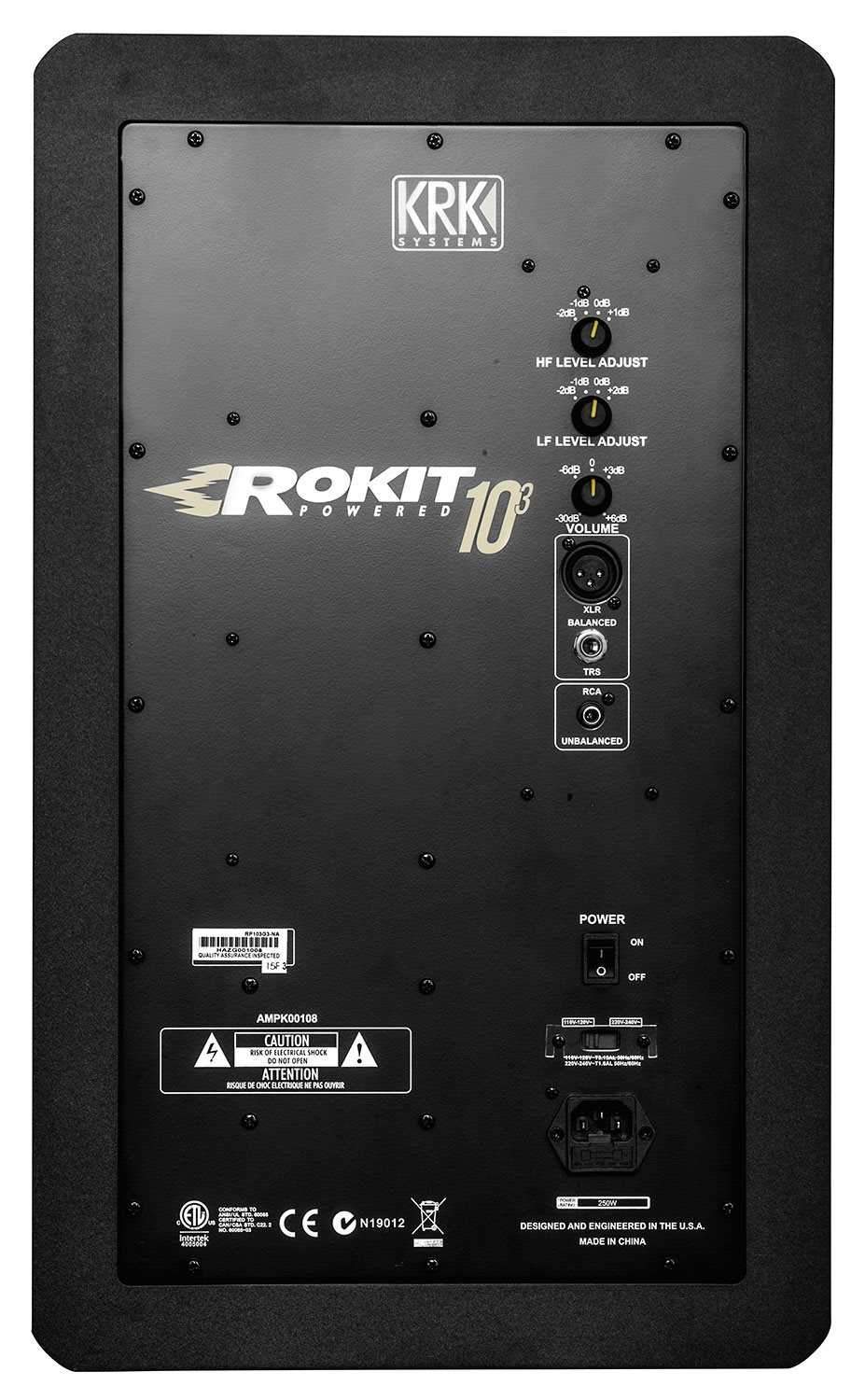 KRK RP103-G3 10-Inch 3-Way Studio Monitor - PSSL ProSound and Stage Lighting