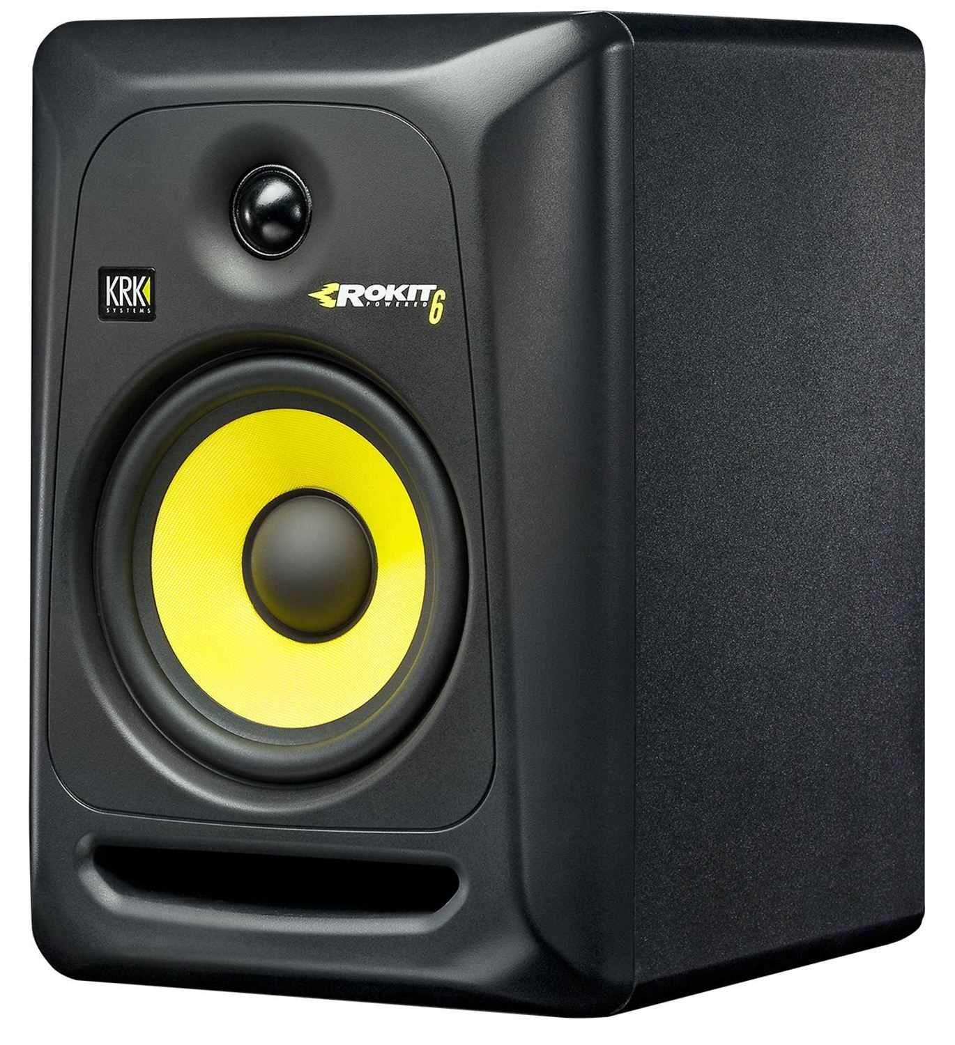 KRK RP6G3 Rokit 6-Inch Powered Studio Monitor - PSSL ProSound and Stage Lighting