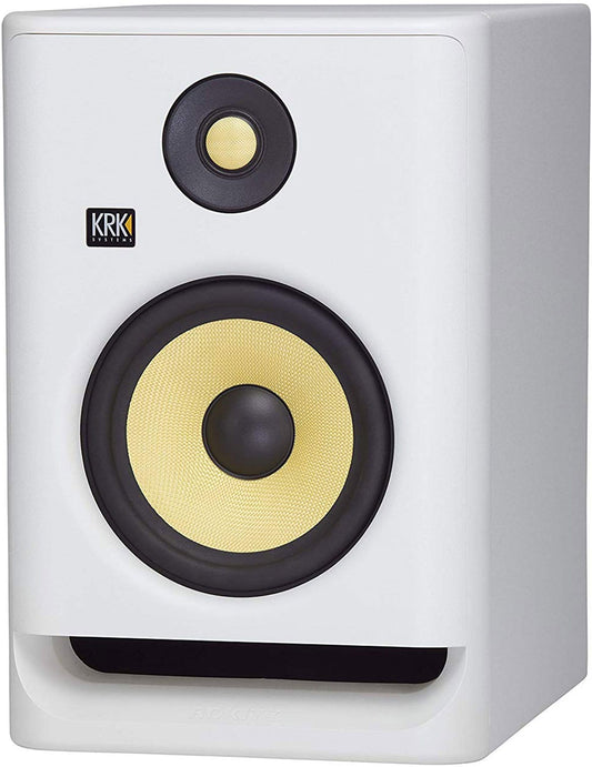 KRK RP7G4 Rokit White Noise 7-Inch Powered Studio Monitor (In White) - PSSL ProSound and Stage Lighting