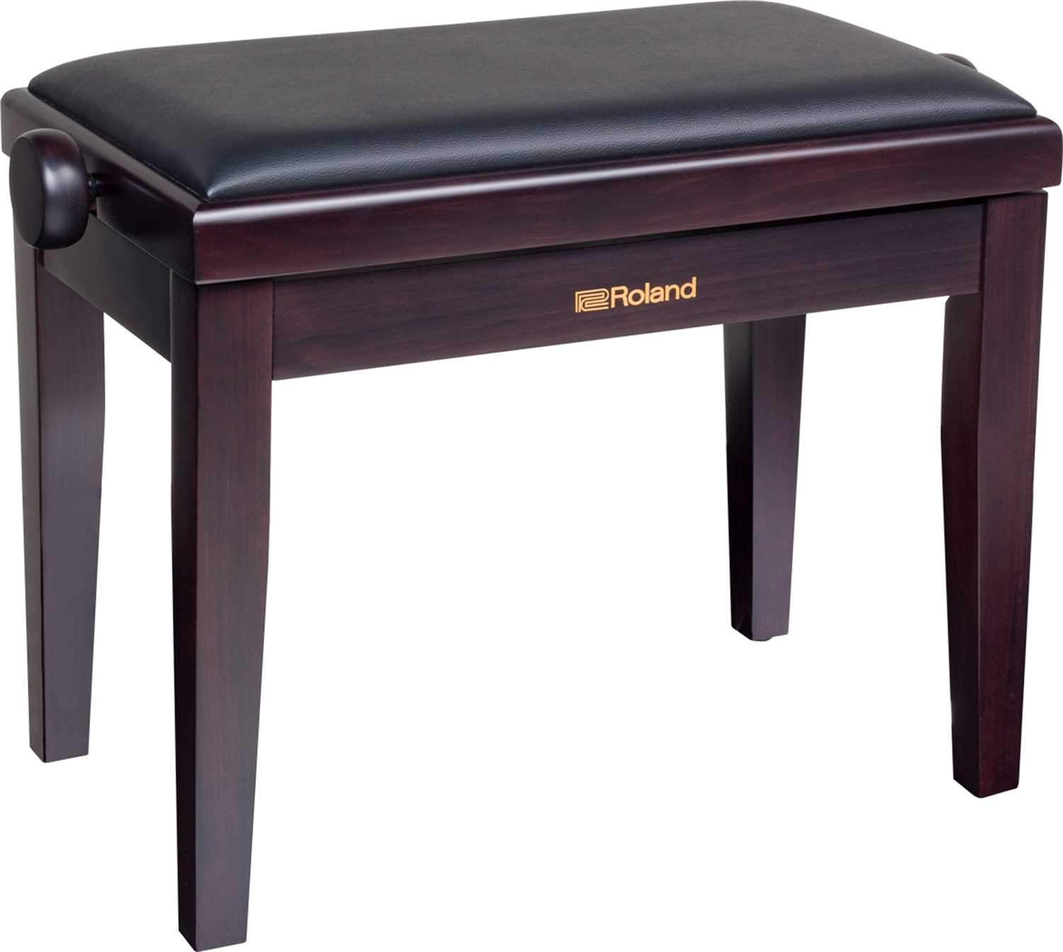 Roland RPB-200RW Piano Bench Rosewood Vinyl Seat - PSSL ProSound and Stage Lighting