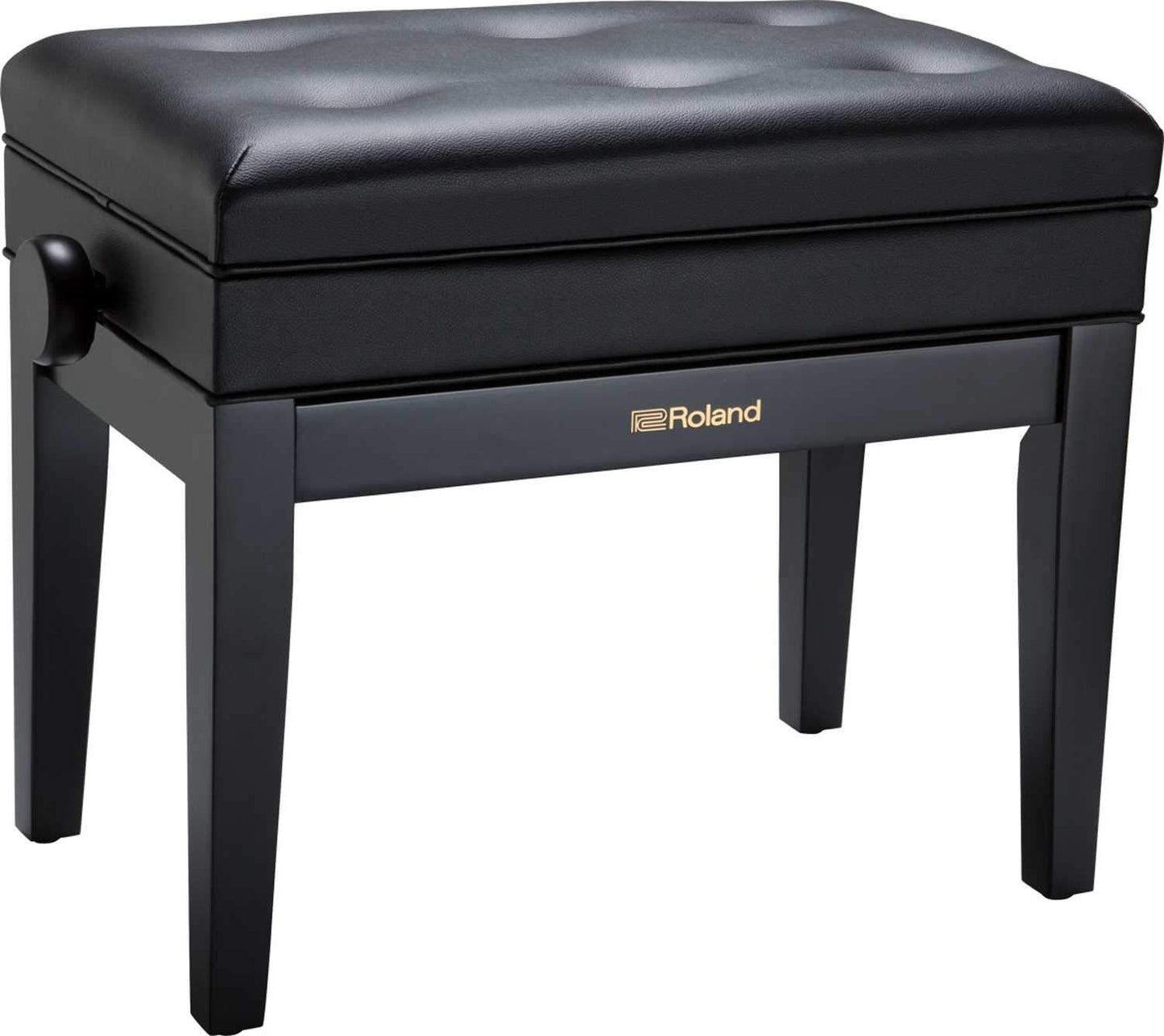Roland RPB-400BK Piano Bench Satin Black Vinyl - PSSL ProSound and Stage Lighting
