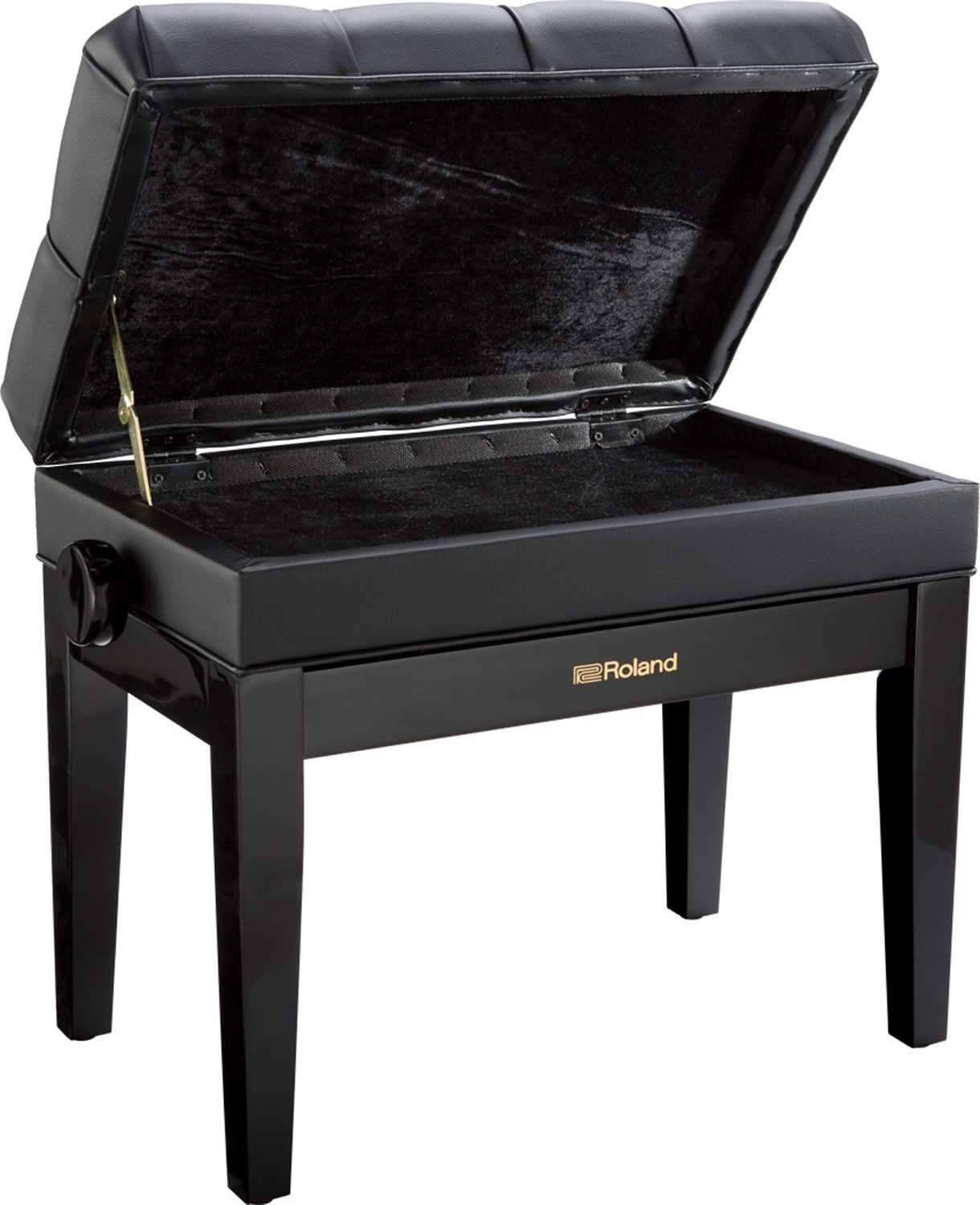 Roland RPB-500PE Piano Bench Polished Ebony - PSSL ProSound and Stage Lighting