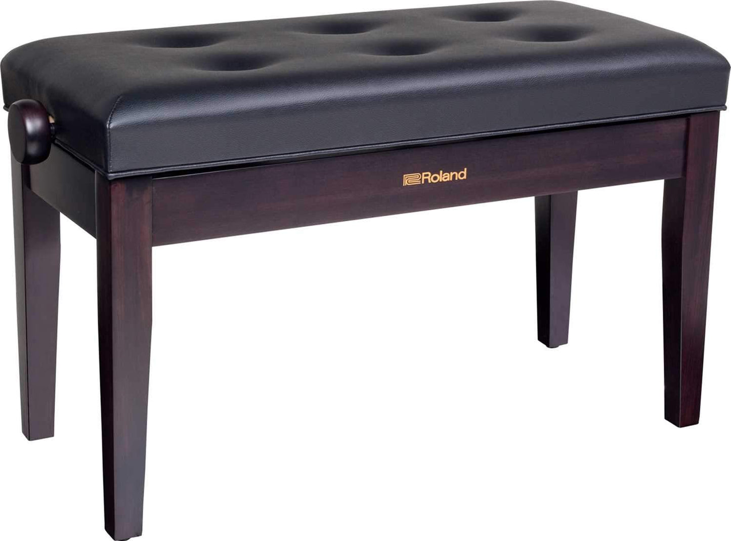 Roland RPB-D300RW Piano Bench Rosewood Vinyl Seat - PSSL ProSound and Stage Lighting