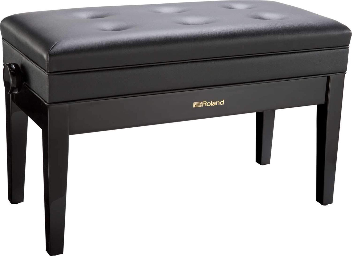 Roland RPB-D400PE Piano Bench Polished Ebony - PSSL ProSound and Stage Lighting