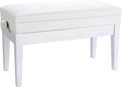 Roland RPB-D400PW Piano Bench Polished White - PSSL ProSound and Stage Lighting
