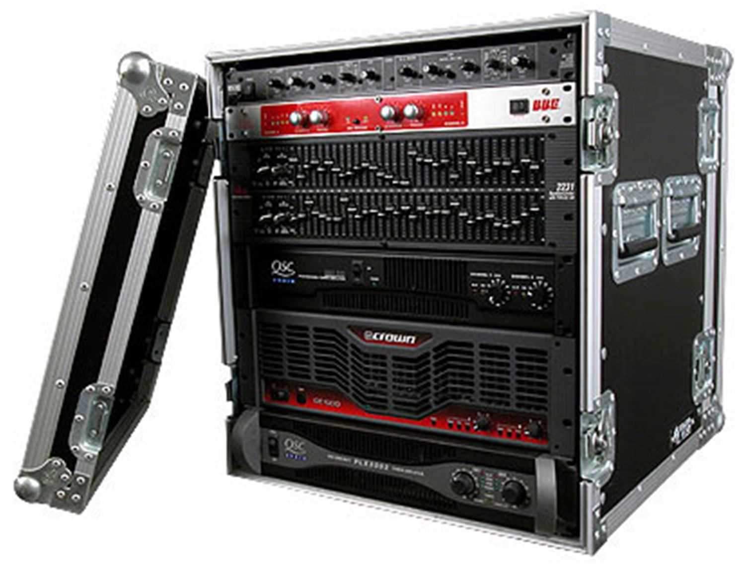 Road Ready RR12UAD Delux 12 Space Amp Rack - PSSL ProSound and Stage Lighting
