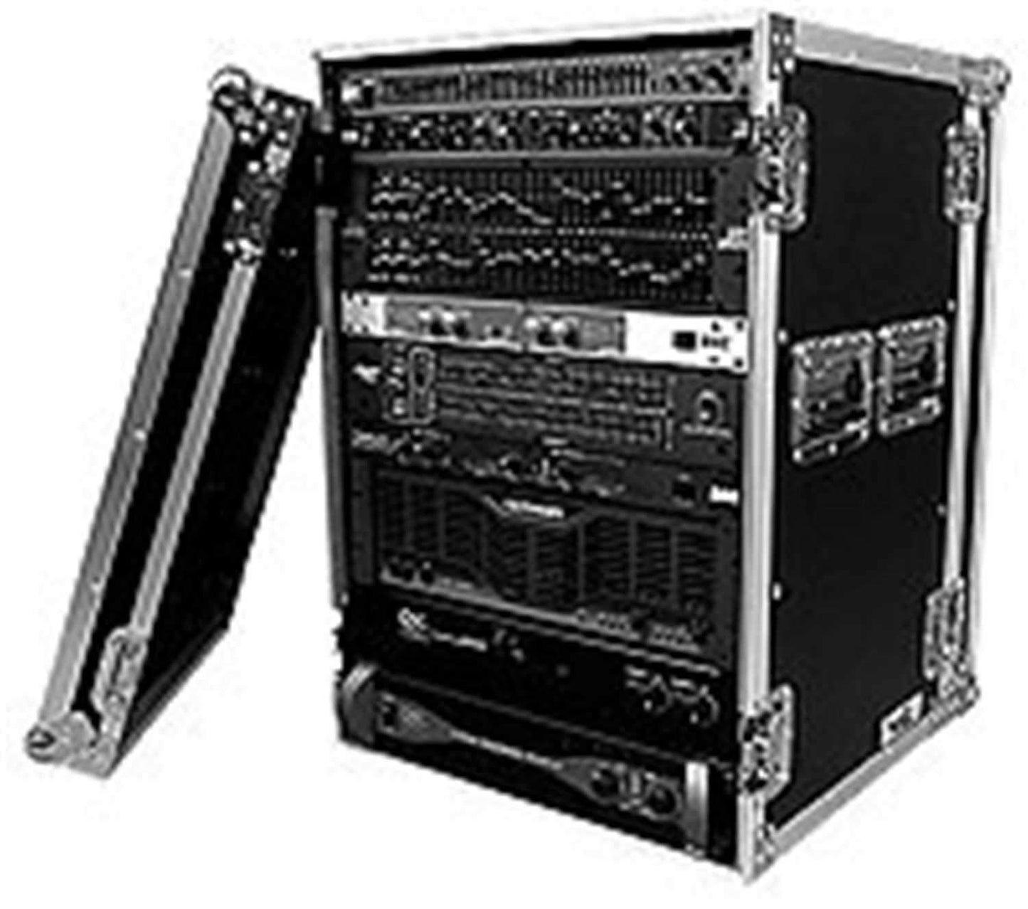 Road Ready RR16UAD Delux 16 Space Amp Rack - PSSL ProSound and Stage Lighting