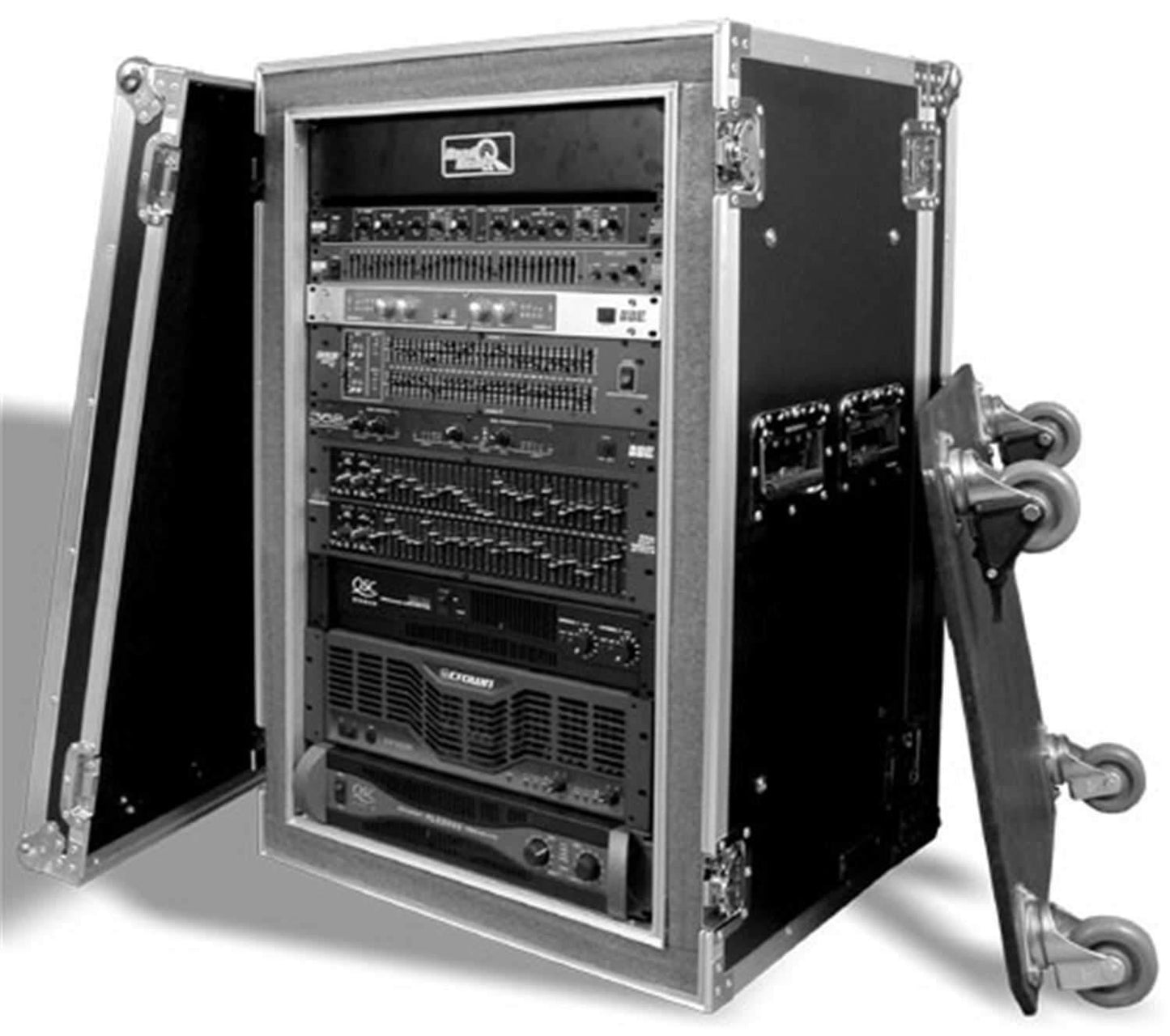 Road Ready RR18UADSW 18U Shock Mount Rack with Whls - PSSL ProSound and Stage Lighting