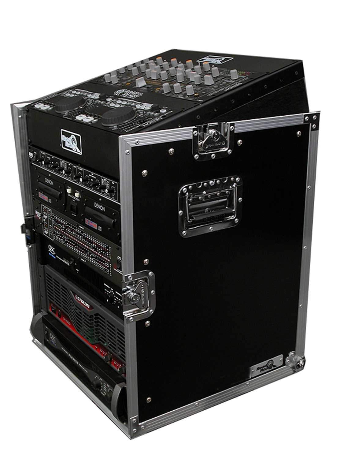 Road Ready RRM12U Slant Rack Case 10X12 Spaces - PSSL ProSound and Stage Lighting
