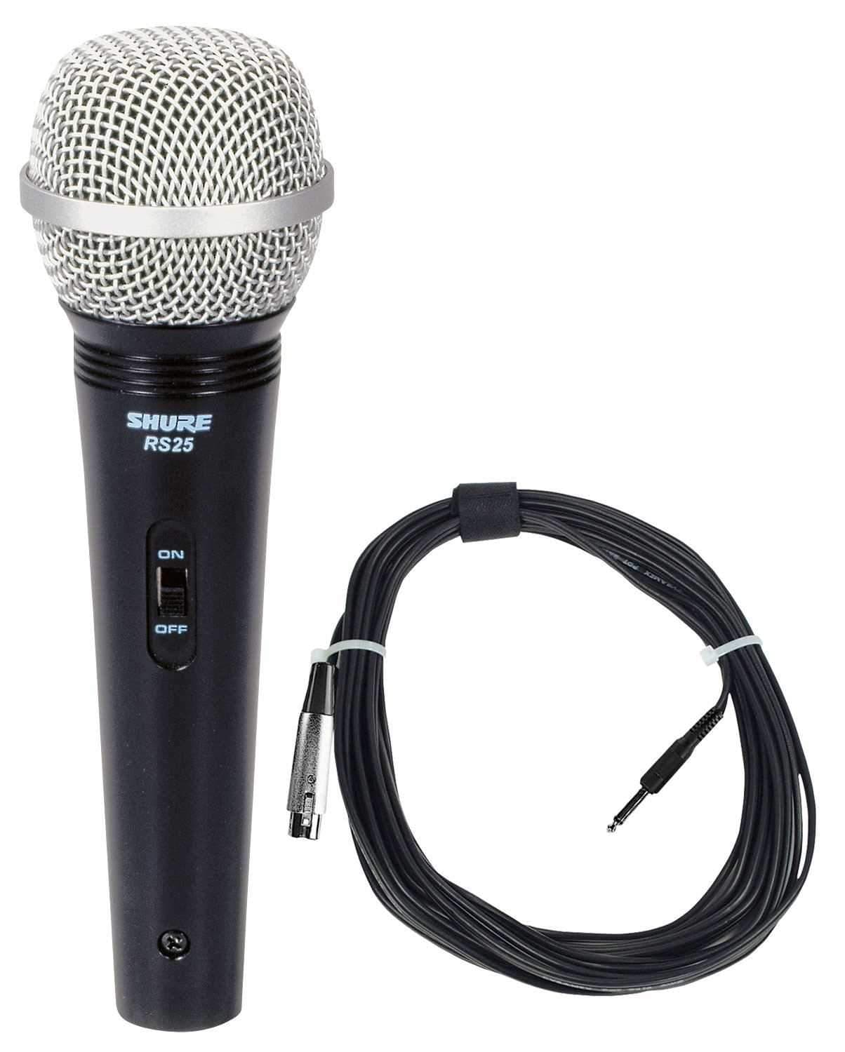 Shure RS25 Dynamic Handheld Microphone with 15Ft Cbl - PSSL ProSound and Stage Lighting