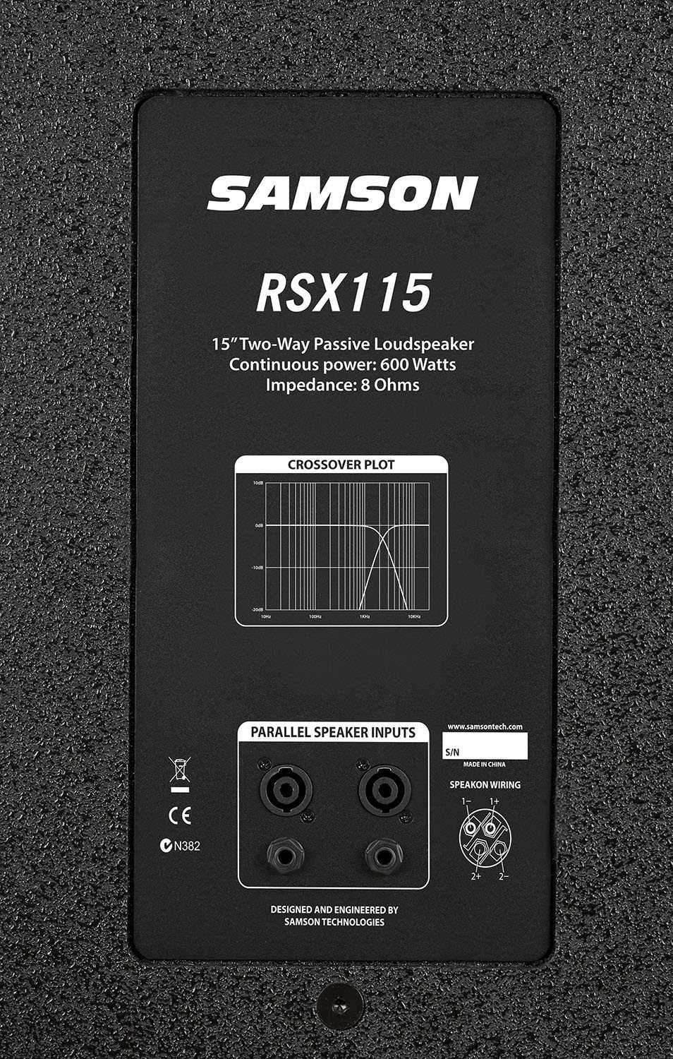 Samson RSX 115 15" Passive PA Live Sound Speaker - PSSL ProSound and Stage Lighting