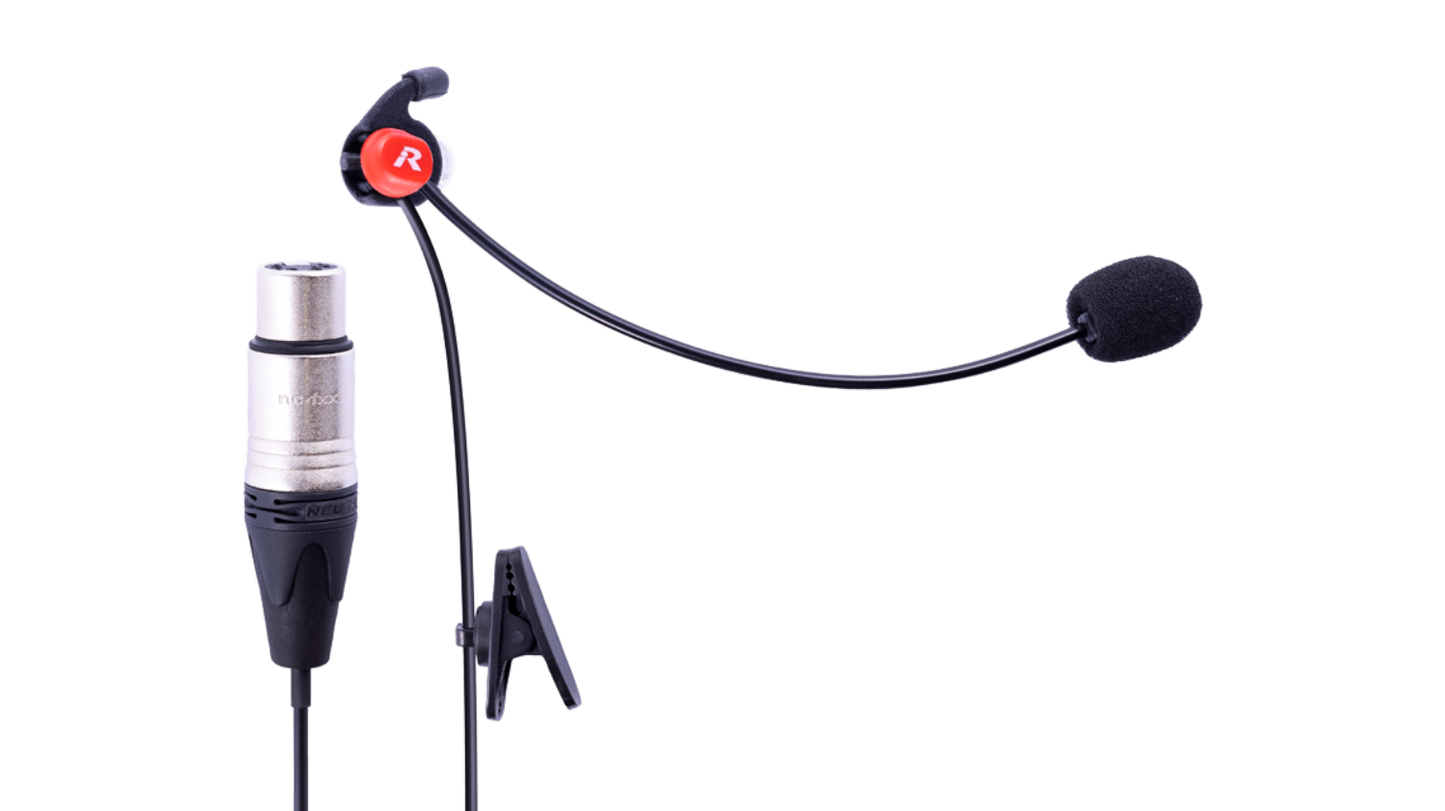 Riedel Lighweight Single-ear (Left) Intercom Headset to Female XLR4 -  PSSL ProSound and Stage Lighting
