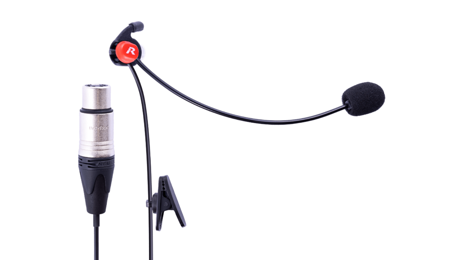 Riedel Lighweight Single-ear (Left) Intercom Headset to Female XLR4 -  PSSL ProSound and Stage Lighting