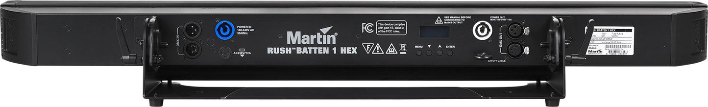 Martin RUSH BATTEN 1 HEX RGBAW Plus UV LED Wash Bar Light - PSSL ProSound and Stage Lighting