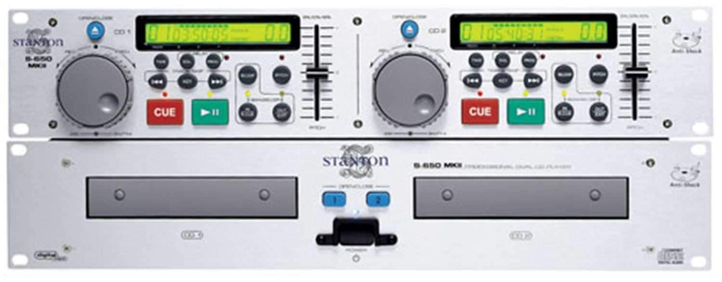 Stanton S650MKII Dual CD Player - PSSL ProSound and Stage Lighting