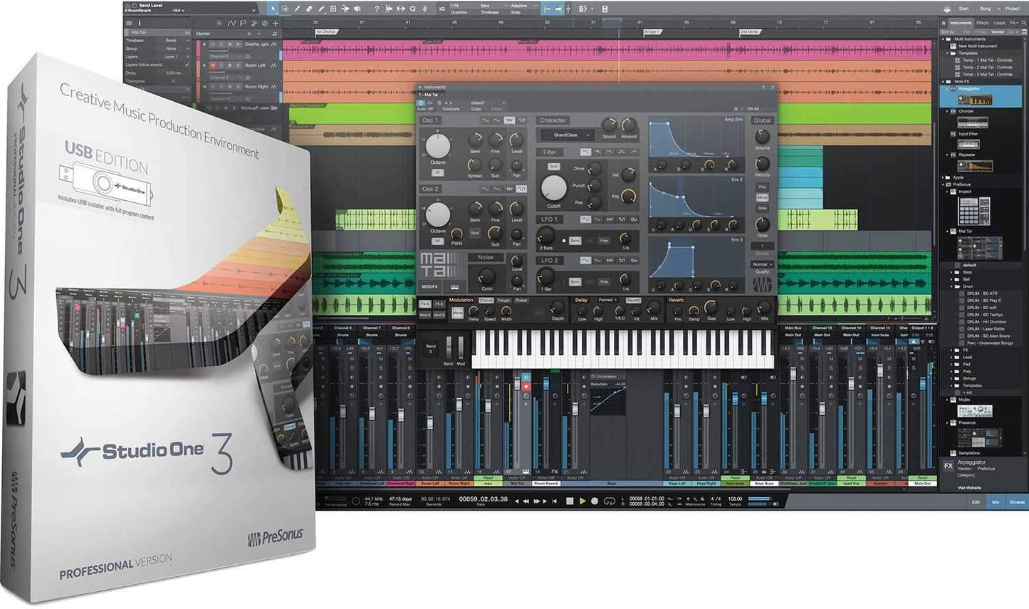 PreSonus S1 Professional 3.0 Software with Media - PSSL ProSound and Stage Lighting
