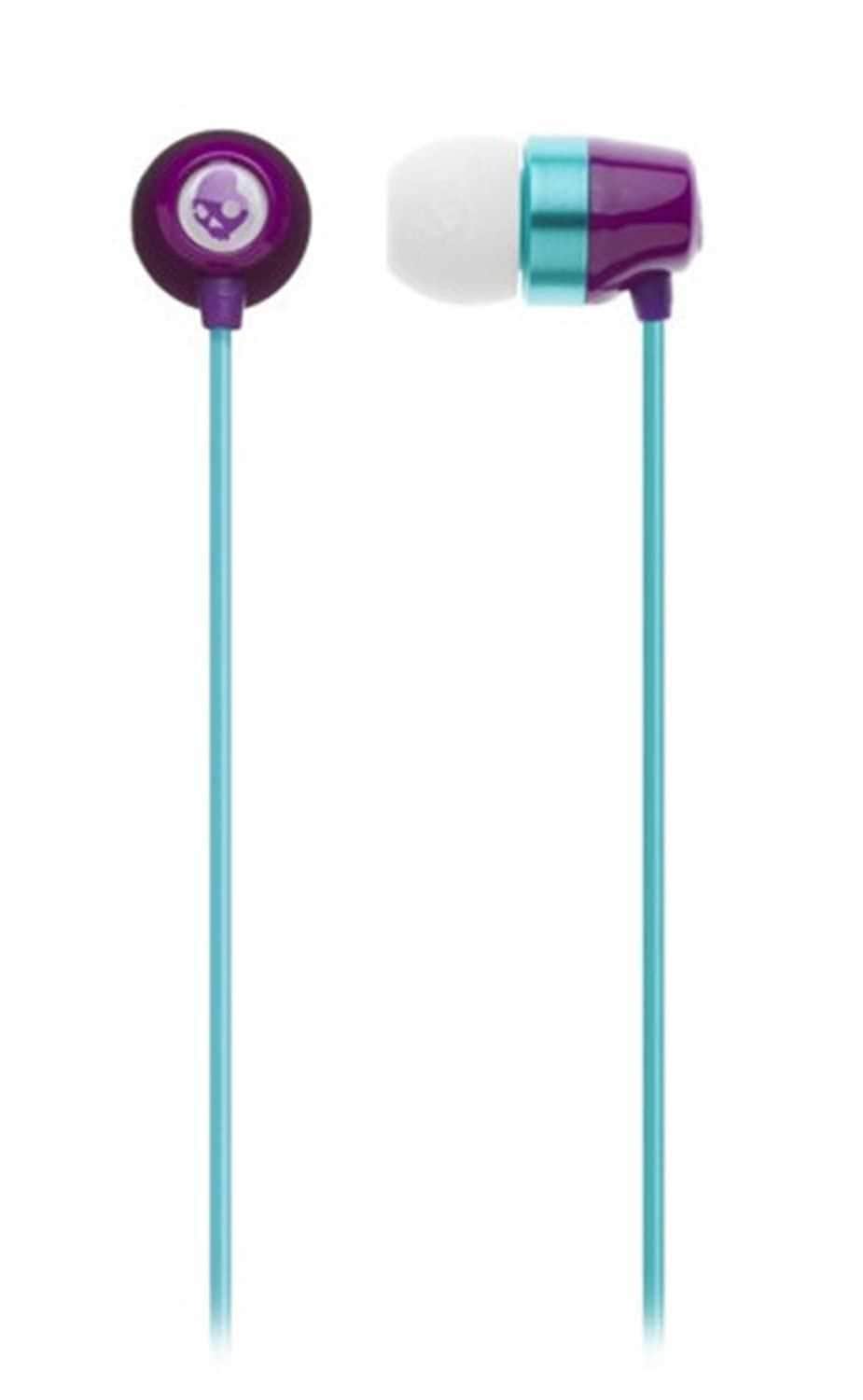 Skullcandy RIOT In Ear Headphones with Mic -Purpl/Wht - PSSL ProSound and Stage Lighting
