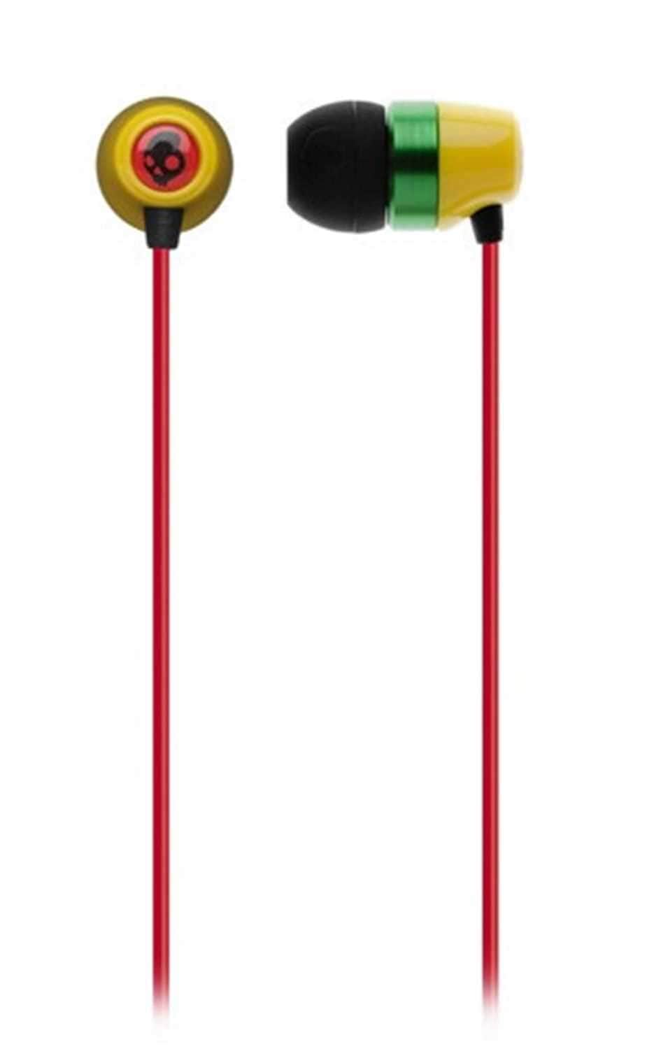Skullcandy RIOT In Ear Headphones with Mic - Rasta - PSSL ProSound and Stage Lighting