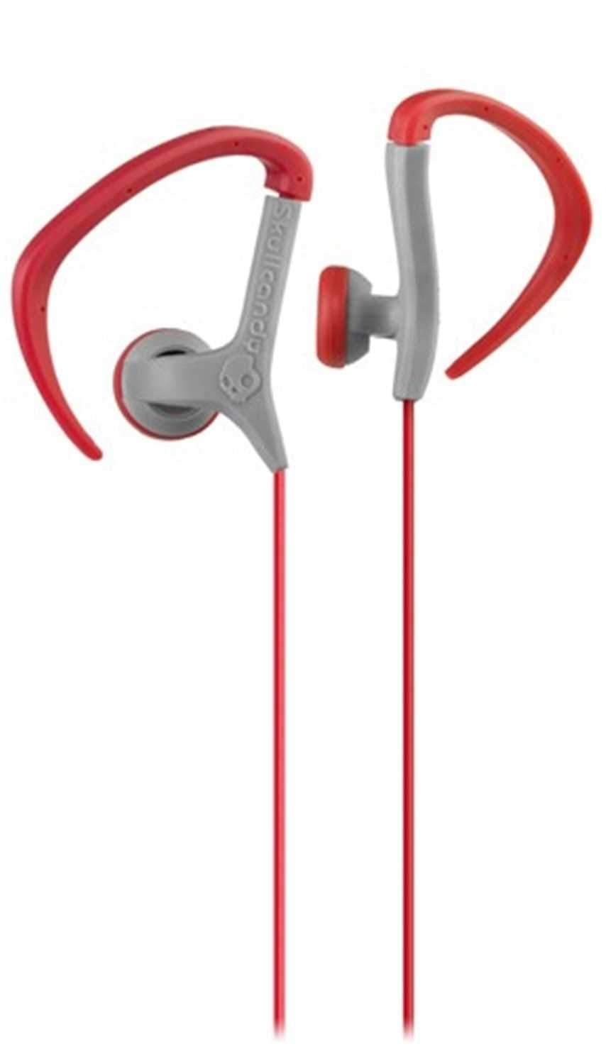 Skullcandy CHOPSBUD Over The Ear Buds - Grey/Red - PSSL ProSound and Stage Lighting
