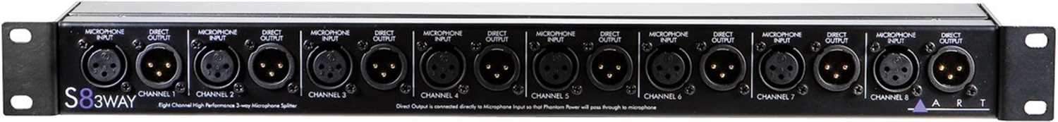 ART S8-3Way 8-Channel Balanced 3-Way Mic Splitter - PSSL ProSound and Stage Lighting