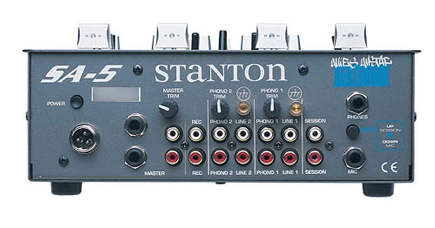 Stanton SA5 DJ Mixer With 3 Band Eq - PSSL ProSound and Stage Lighting