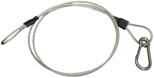 Steel 30-Inch Light Fixture Safety Cable with Latch - PSSL ProSound and Stage Lighting