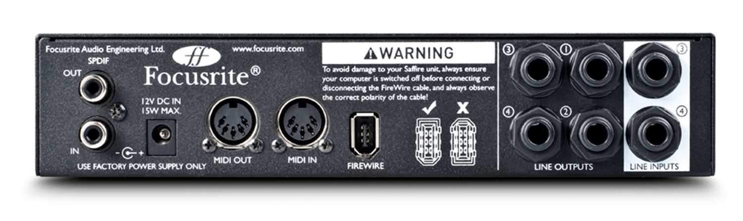 Focusrite Saffire PRO 14 Firewire Audio Interface - PSSL ProSound and Stage Lighting