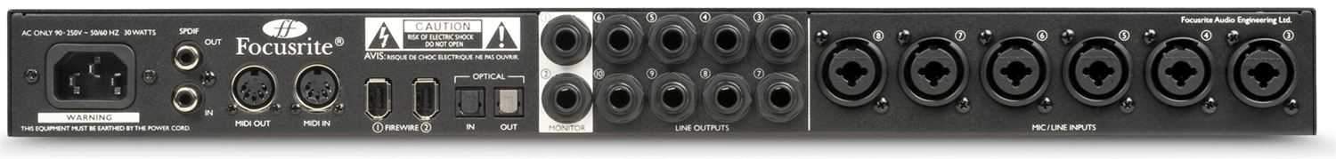 Focusrite Saffire PRO 40 Firewire Audio Interface - PSSL ProSound and Stage Lighting