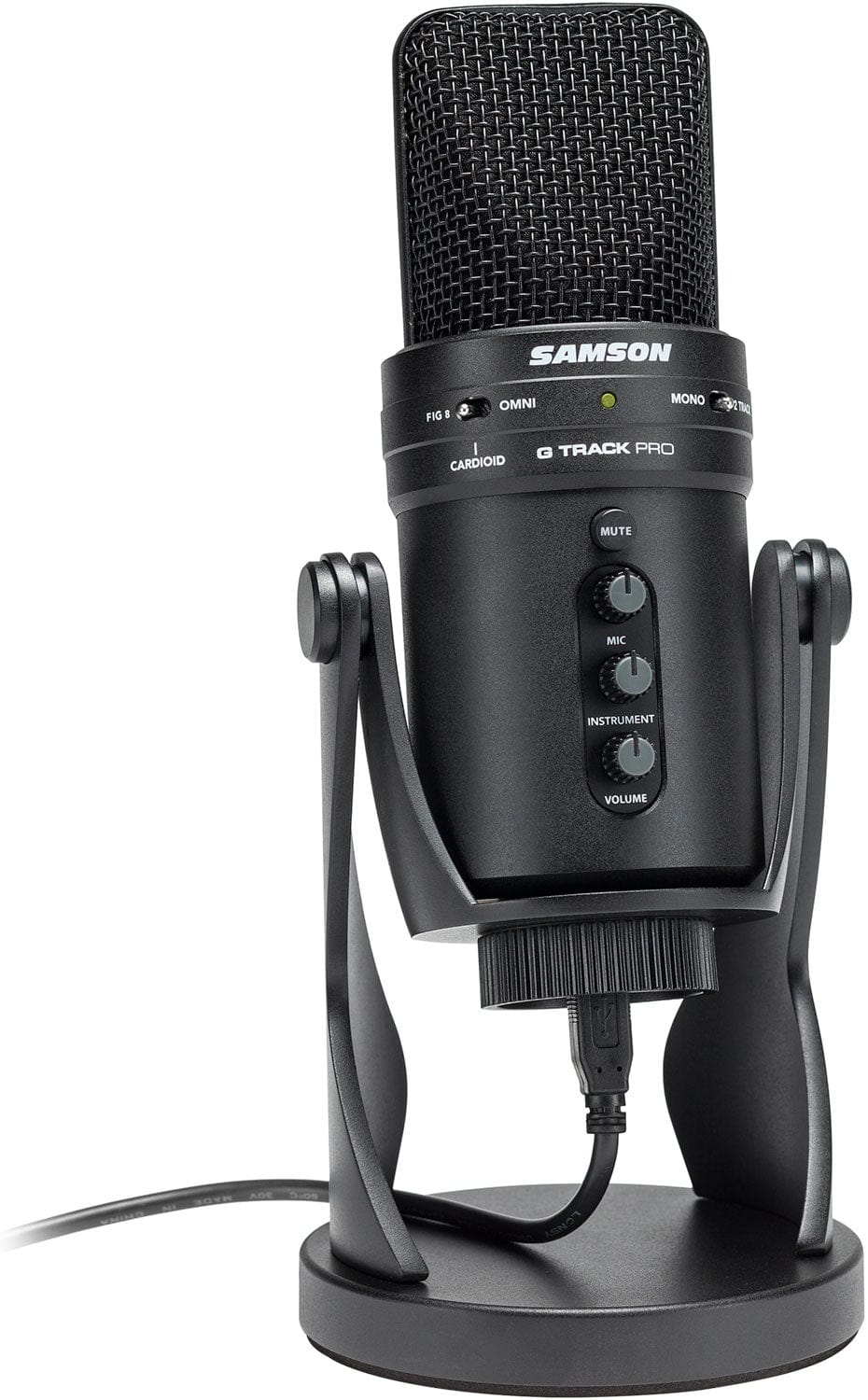 Samson SAGM1UPRO USB 24-Bit Multi Pattern Studio Condenser Mic with Audio Interface - PSSL ProSound and Stage Lighting