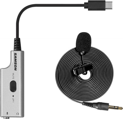 Samson SALMU1 LM8 Lavalier Mic with UP1 USB Adapter - PSSL ProSound and Stage Lighting