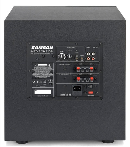 Samson MediaOne 10S Powered Studio Subwoofer - PSSL ProSound and Stage Lighting