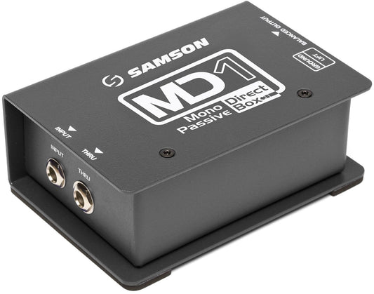 Samson MD1 Mono Passive Direct Box - PSSL ProSound and Stage Lighting