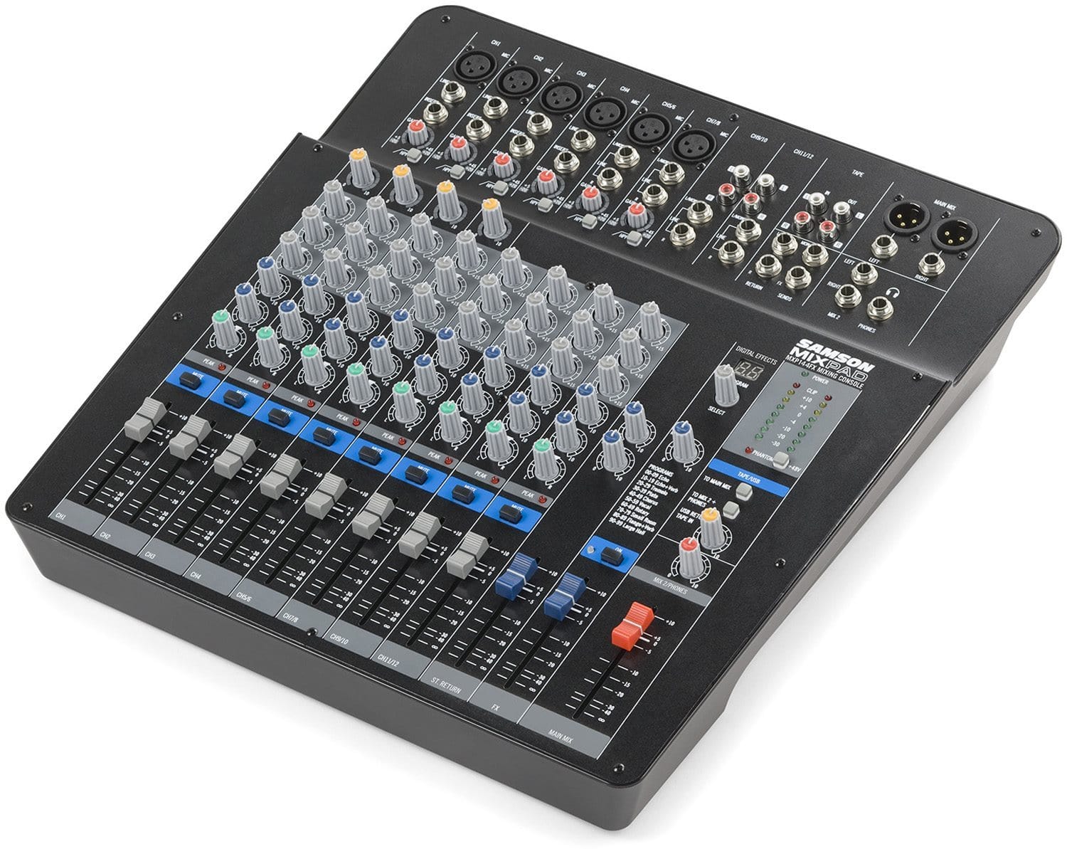 Samson MixPad MXP124FX 12-ch Mixer with Effects USB - PSSL ProSound and Stage Lighting